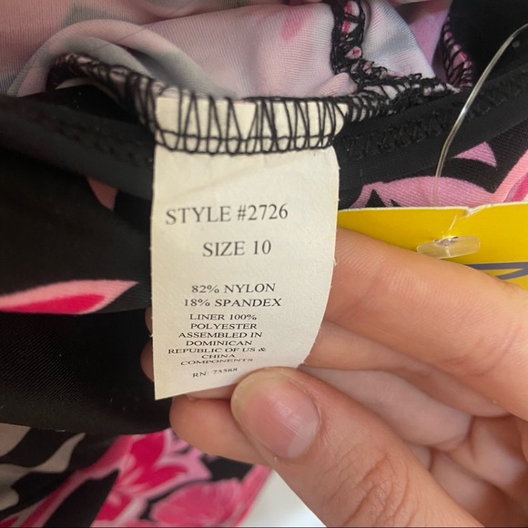 Deep Blue Tankini Top NWT - Picture 5 of 5